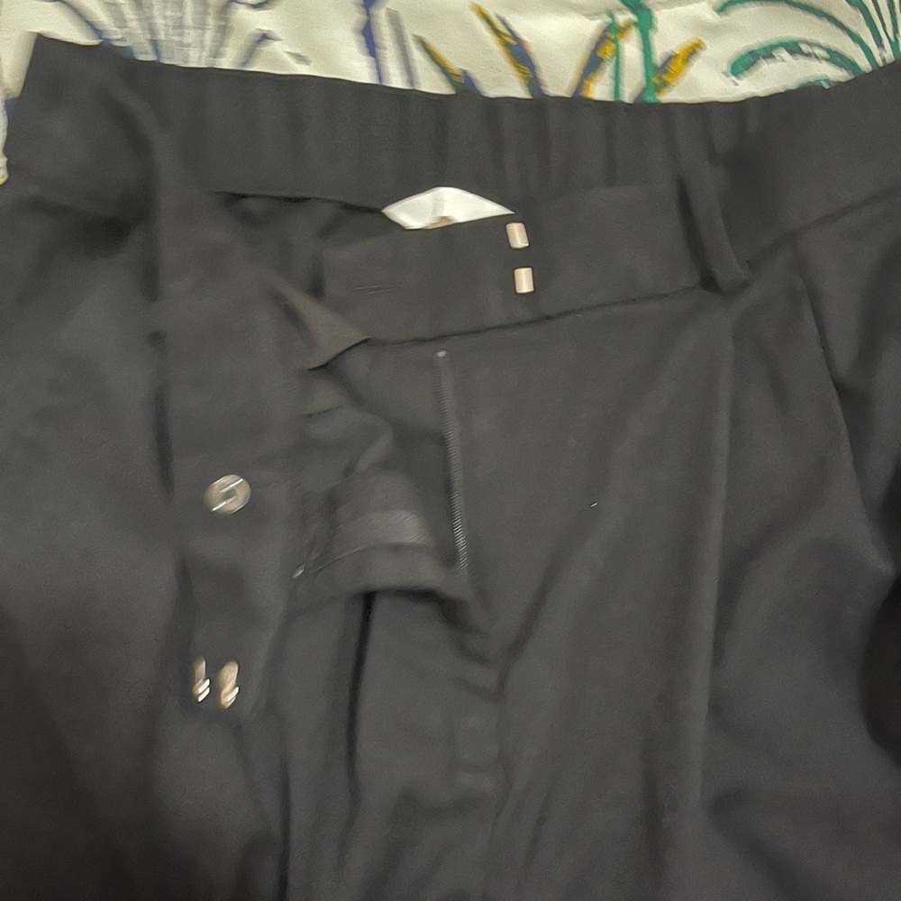 Stylish Black Trousers H&M Size 12 Elastic Waist